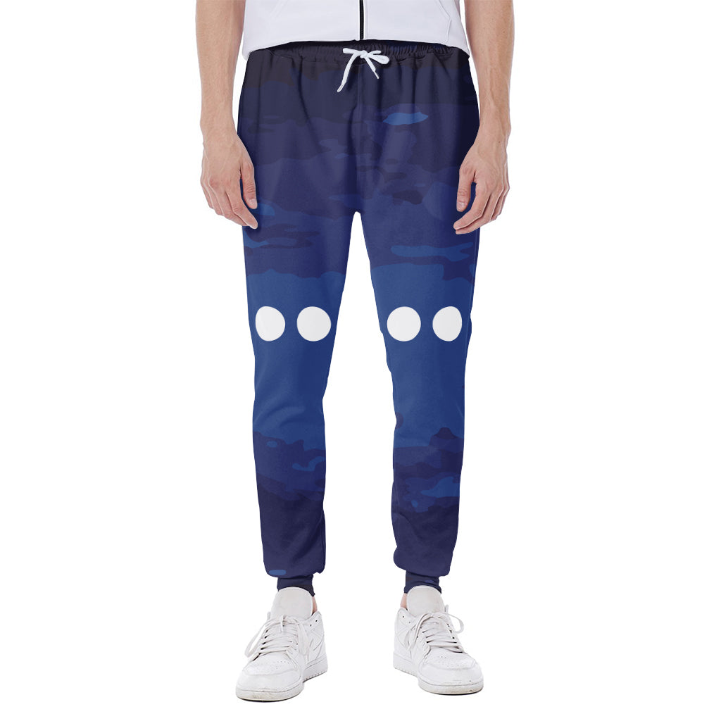 Starry Sky Lunar Phase Print Scuba Joggers