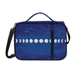 Starry Sky Lunar Phase Print Shoulder Strap Bible Bag