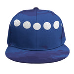 Starry Sky Lunar Phase Print Snapback Cap
