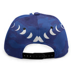 Starry Sky Lunar Phase Print Snapback Cap