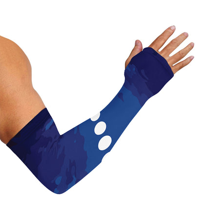Starry Sky Lunar Phase Print Sun Protection Arm Sleeves