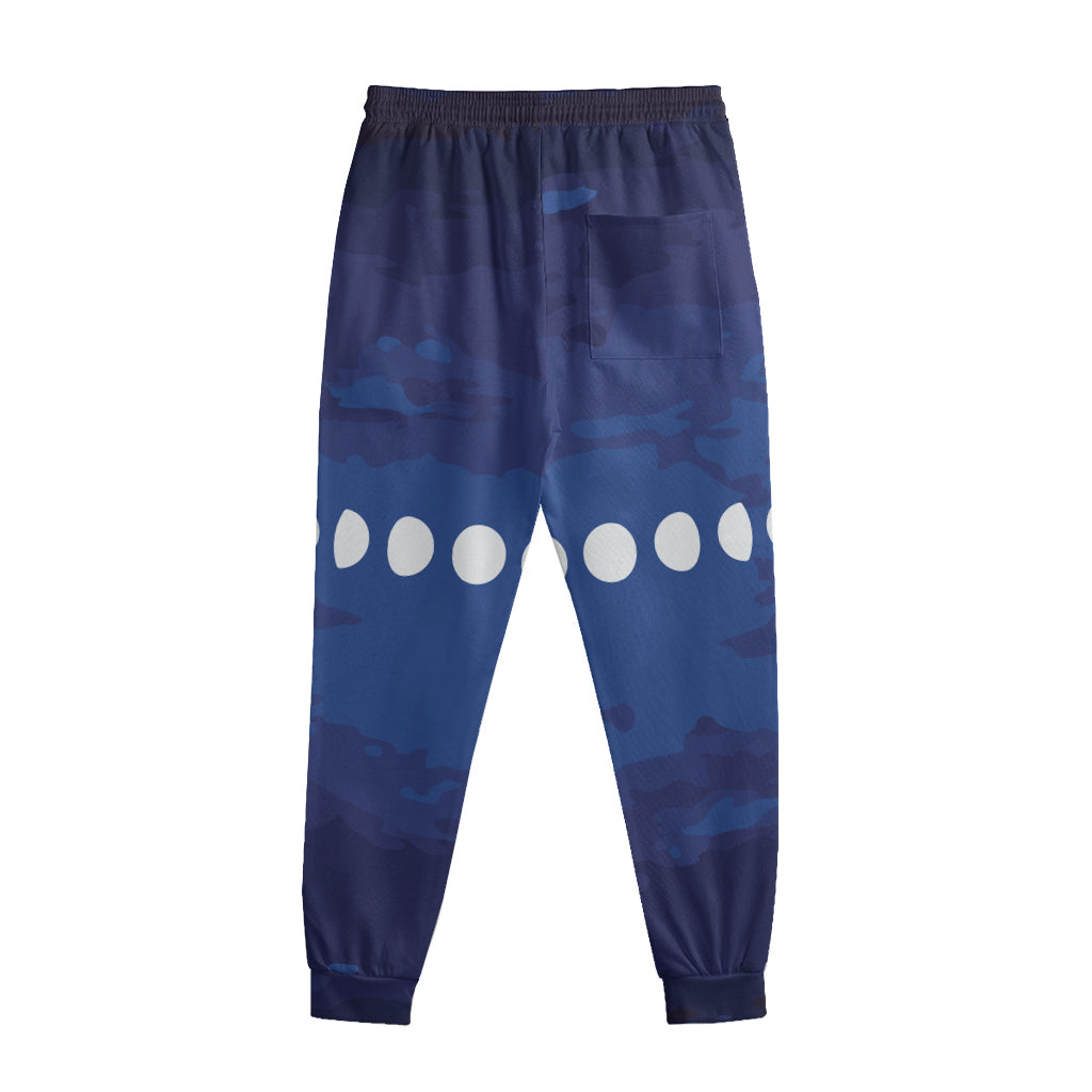 Starry Sky Lunar Phase Print Sweatpants