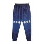 Starry Sky Lunar Phase Print Sweatpants