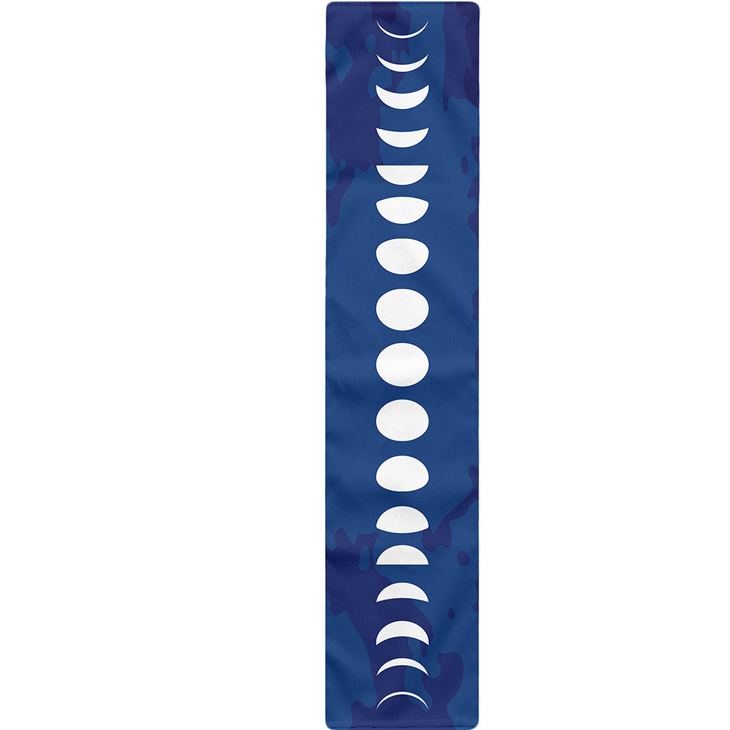 Starry Sky Lunar Phase Print Table Runner