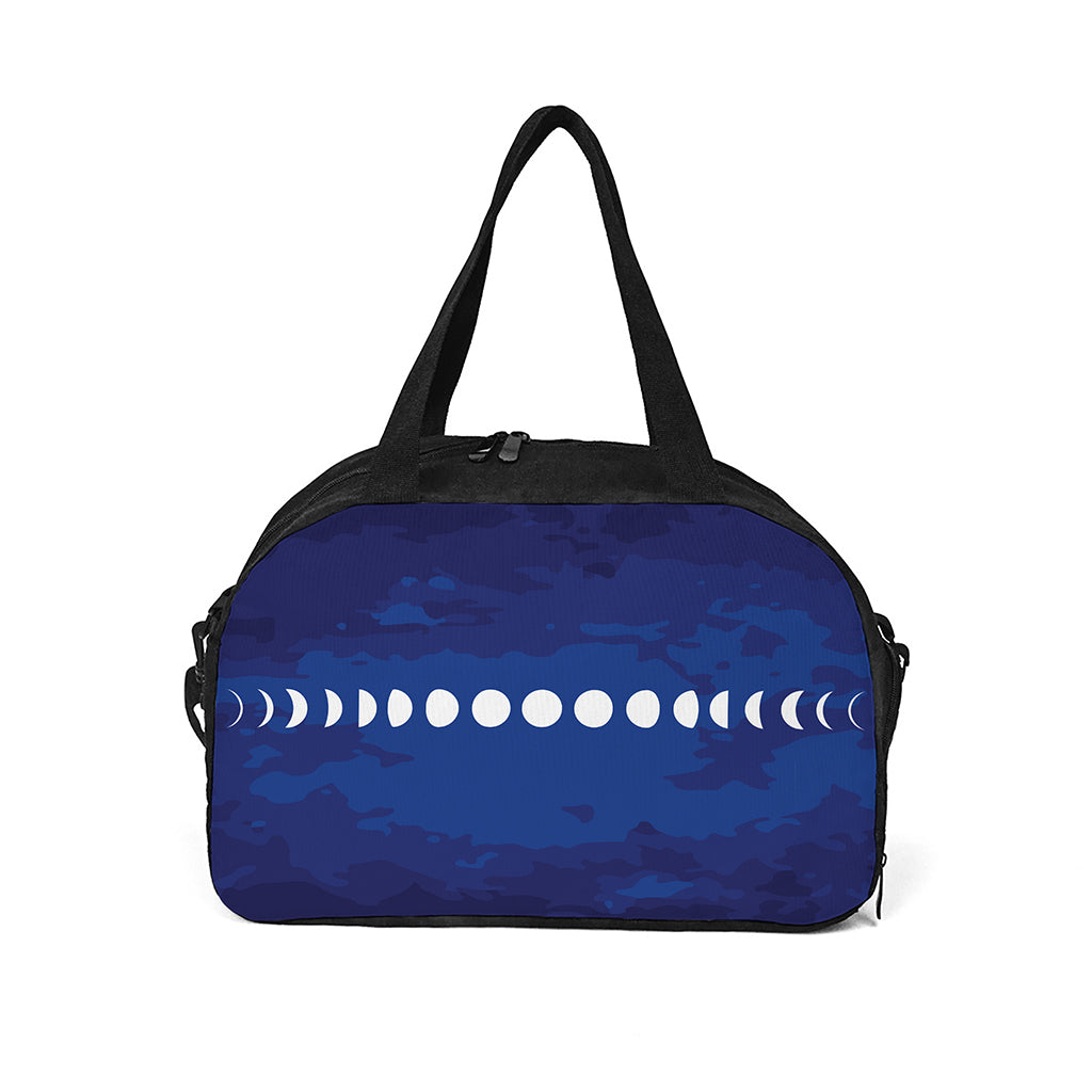 Starry Sky Lunar Phase Print Travel Bag