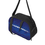 Starry Sky Lunar Phase Print Travel Bag