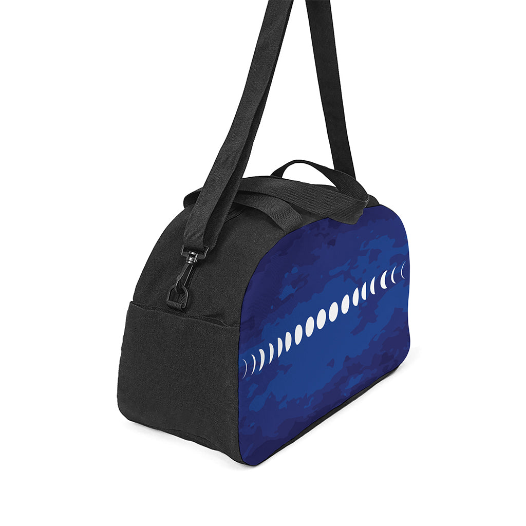 Starry Sky Lunar Phase Print Travel Bag
