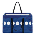 Starry Sky Lunar Phase Print Utility Tote Bag