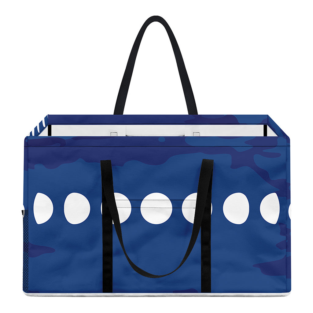Starry Sky Lunar Phase Print Utility Tote Bag