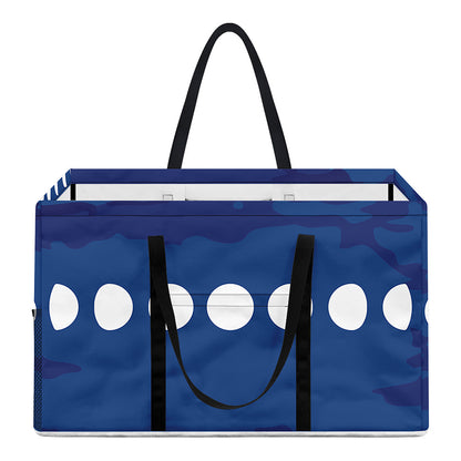 Starry Sky Lunar Phase Print Utility Tote Bag