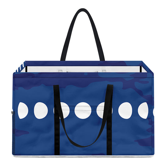 Starry Sky Lunar Phase Print Utility Tote Bag