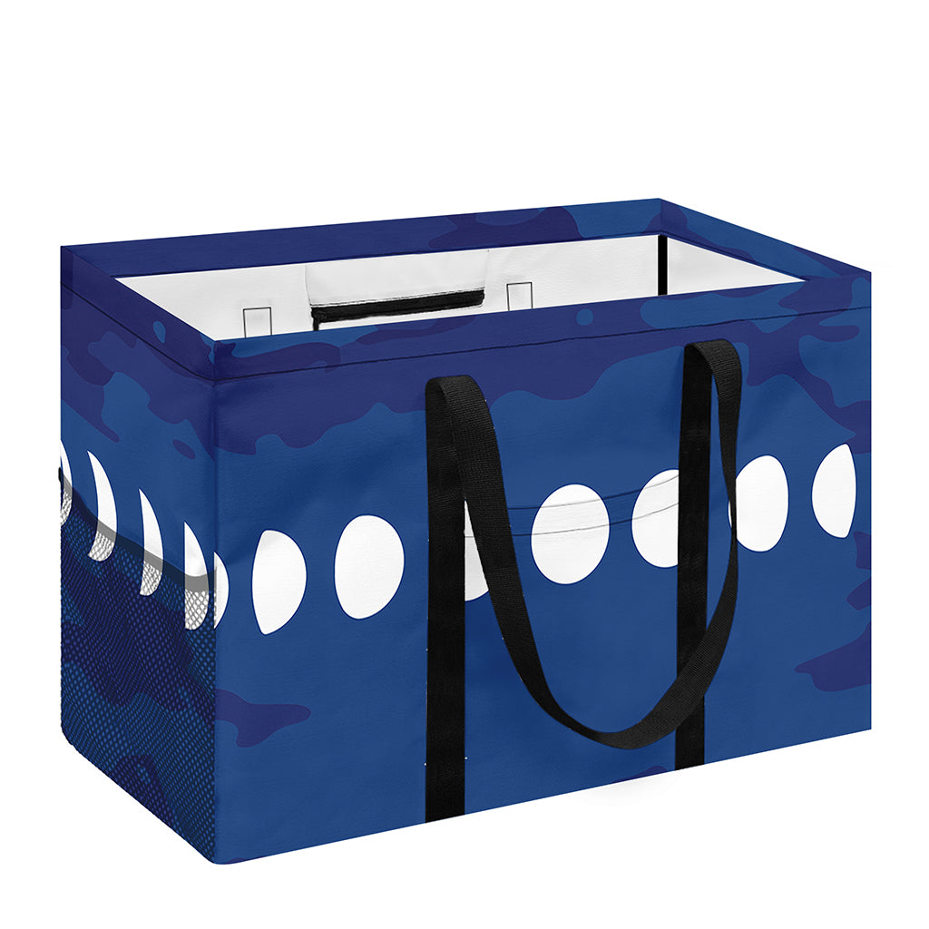 Starry Sky Lunar Phase Print Utility Tote Bag