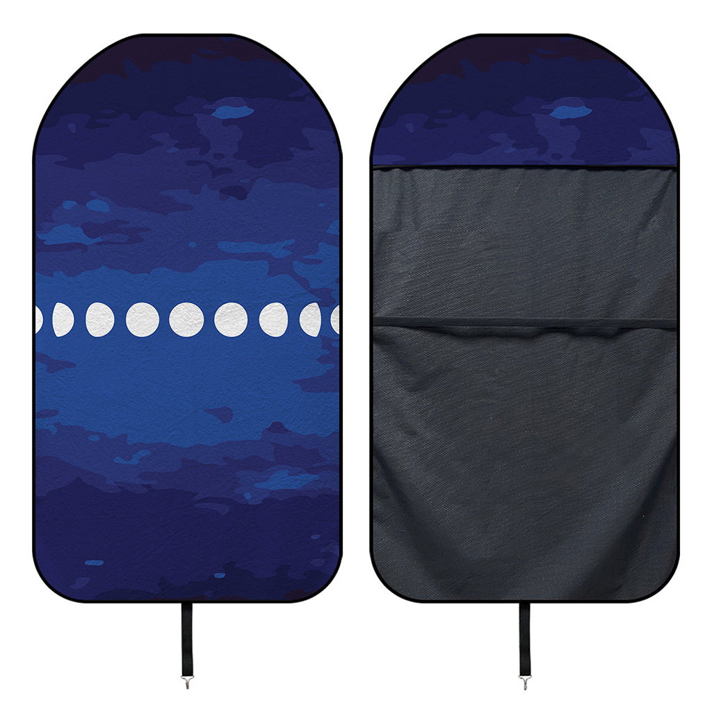 Starry Sky Lunar Phase Print Waterproof Car Seat Cover