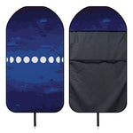 Starry Sky Lunar Phase Print Waterproof Car Seat Cover