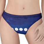 Starry Sky Lunar Phase Print Women's Thong