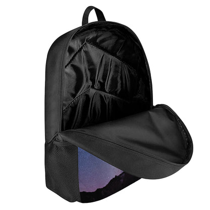 Stars Night Milky Way Print 17 Inch Backpack