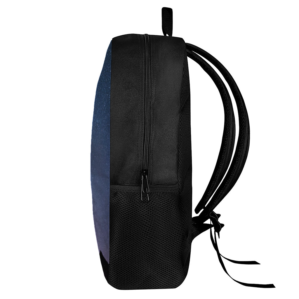 Stars Night Milky Way Print 17 Inch Backpack