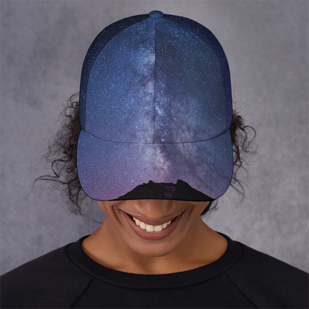 Stars Night Milky Way Print Baseball Cap