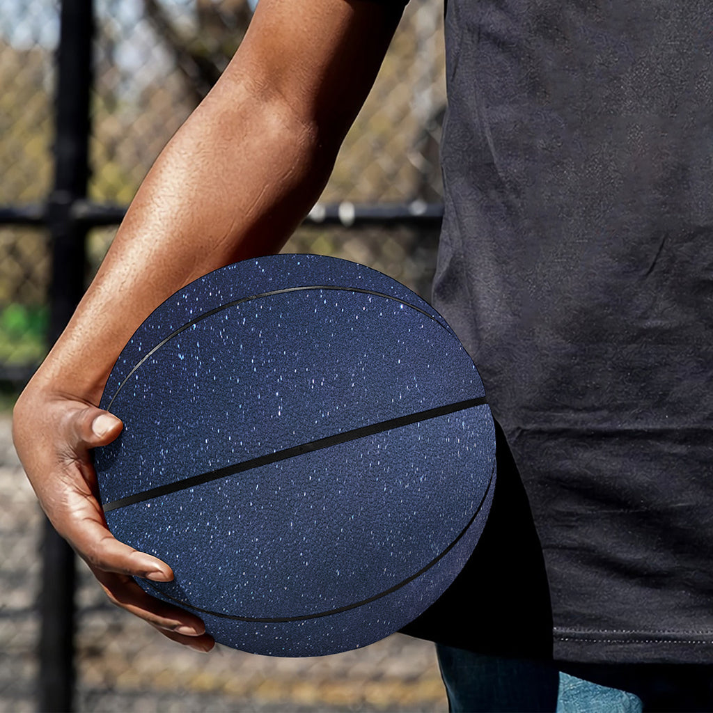 Stars Night Milky Way Print Basketball