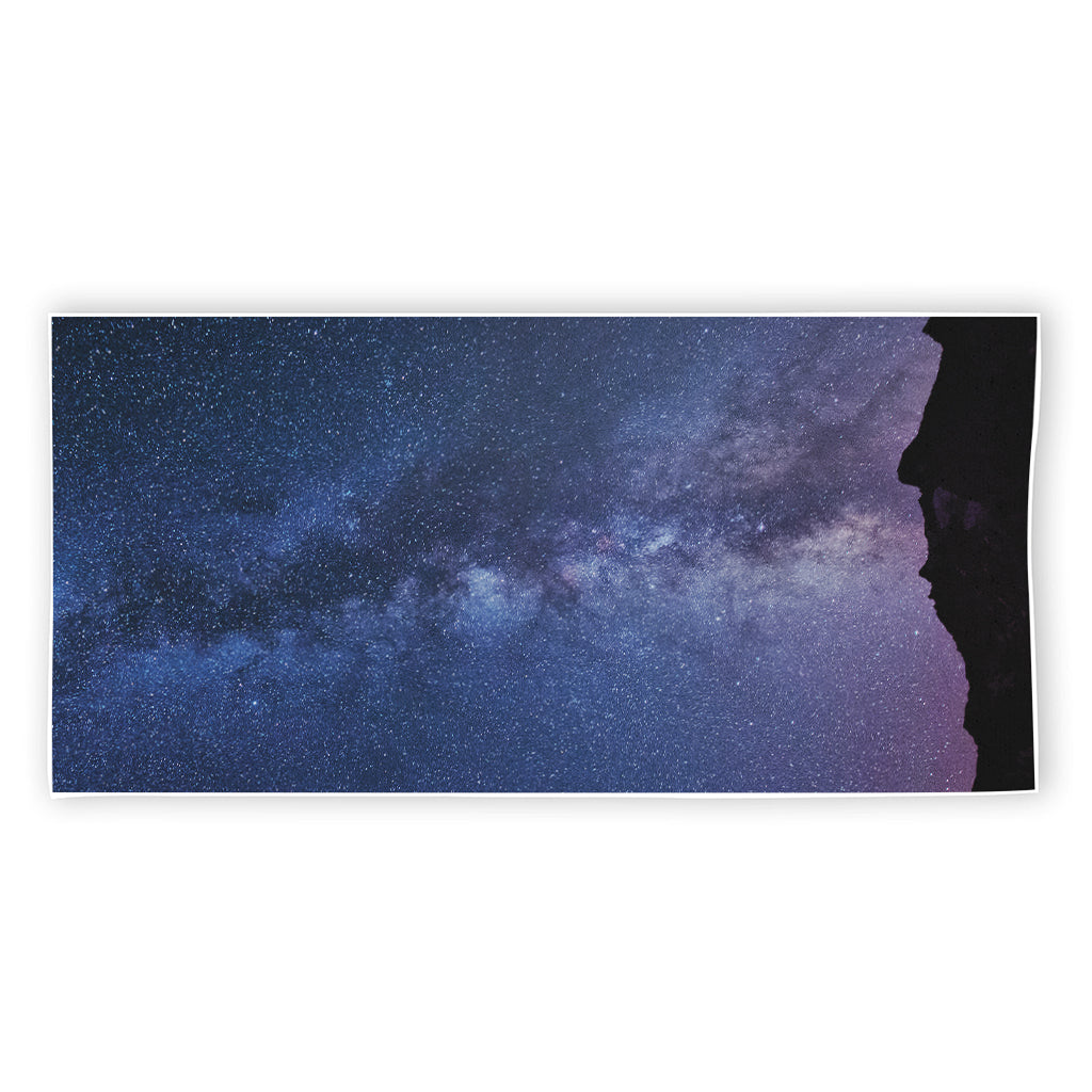 Stars Night Milky Way Print Beach Towel