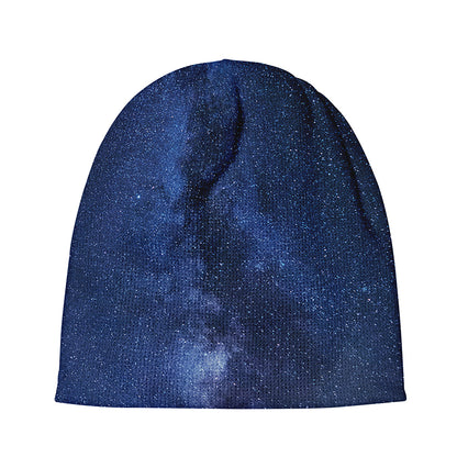 Stars Night Milky Way Print Beanie