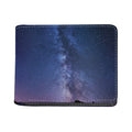 Stars Night Milky Way Print Bifold Wallet