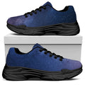 Stars Night Milky Way Print Black Chunky Shoes