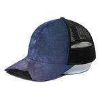 Stars Night Milky Way Print Black Mesh Trucker Cap