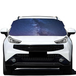 Stars Night Milky Way Print Car Windshield Snow Cover