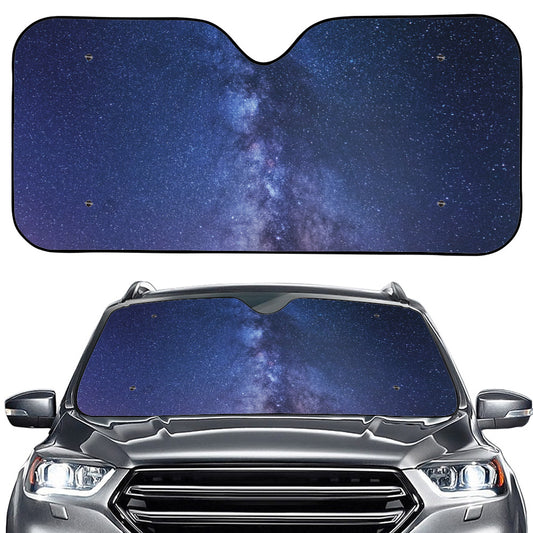 Stars Night Milky Way Print Car Windshield Sun Shade