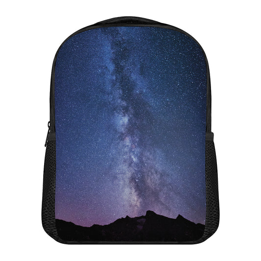 Stars Night Milky Way Print Casual Backpack