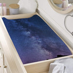 Stars Night Milky Way Print Changing Pad Cover
