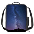 Stars Night Milky Way Print Crossbody Lunch Bag
