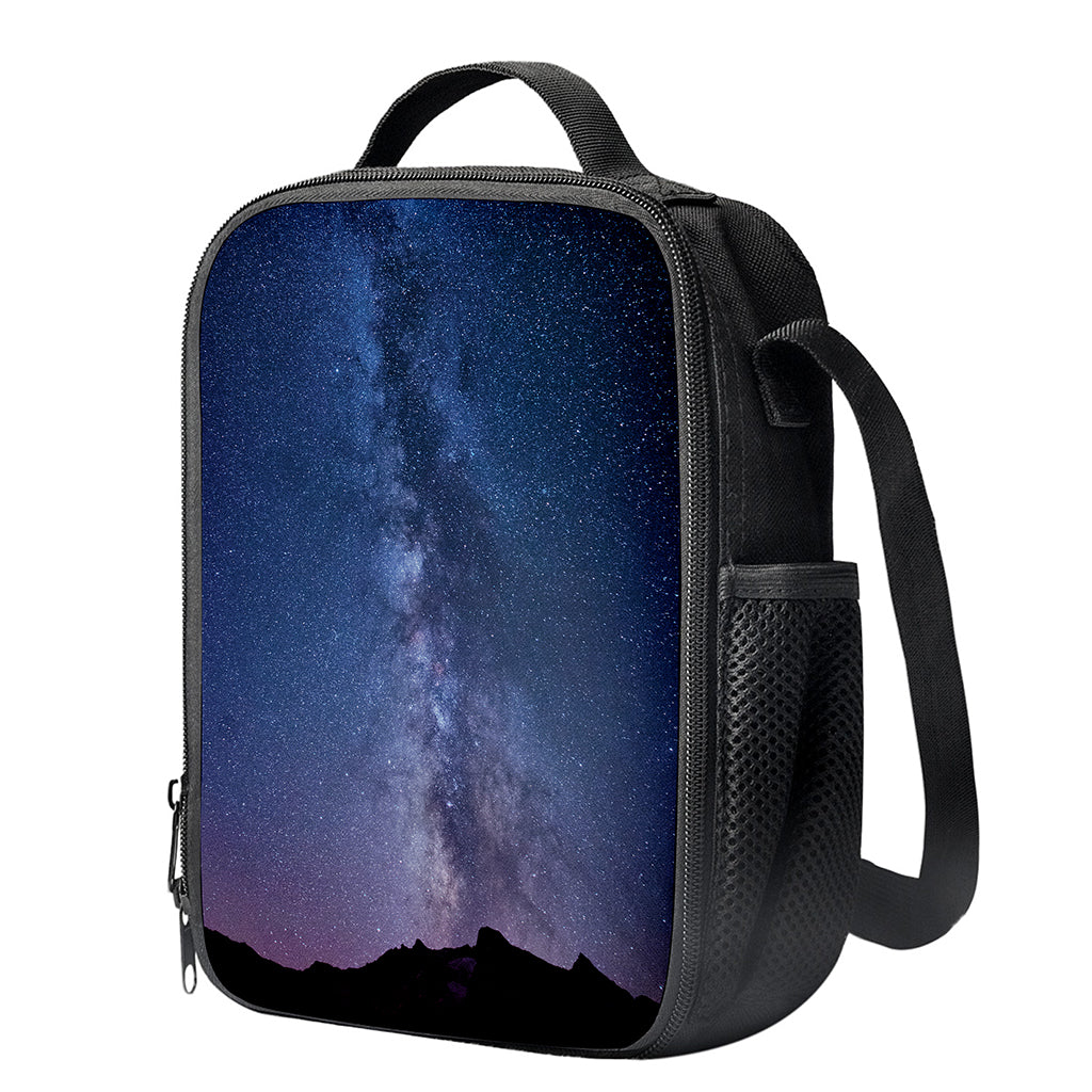 Stars Night Milky Way Print Crossbody Lunch Bag