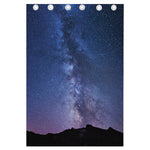 Stars Night Milky Way Print Curtain