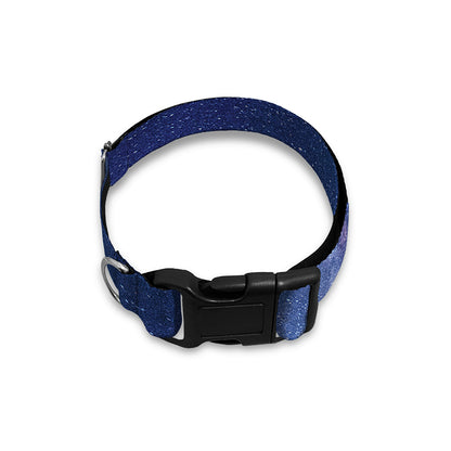 Stars Night Milky Way Print Dog Collar