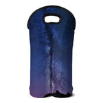 Stars Night Milky Way Print Double Neoprene Wine Tote