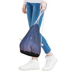 Stars Night Milky Way Print Drawstring Bag
