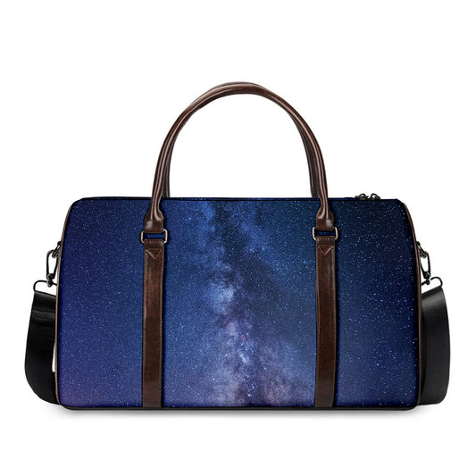 Stars Night Milky Way Print Duffle Bag