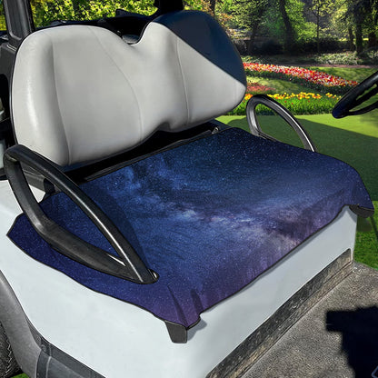Stars Night Milky Way Print Golf Cart Seat Cover