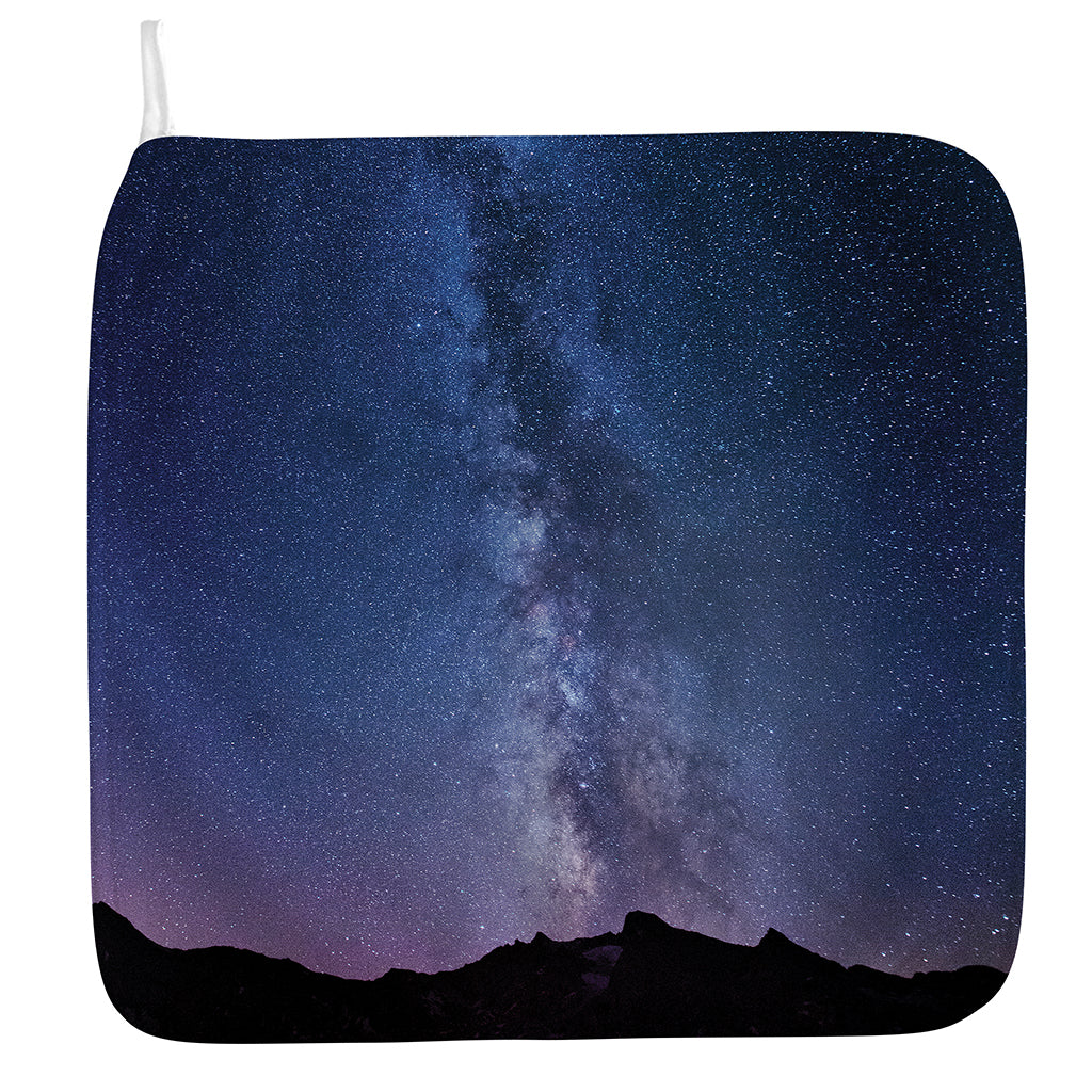 Stars Night Milky Way Print Hand Towel