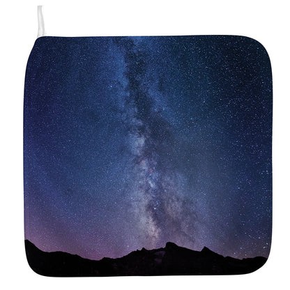 Stars Night Milky Way Print Hand Towel