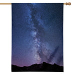 Stars Night Milky Way Print House Flag