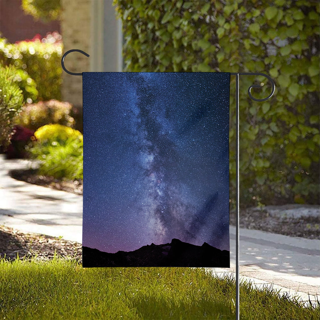 Stars Night Milky Way Print House Flag