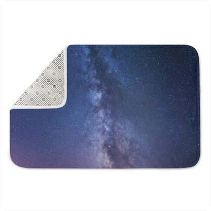 Stars Night Milky Way Print Indoor Door Mat
