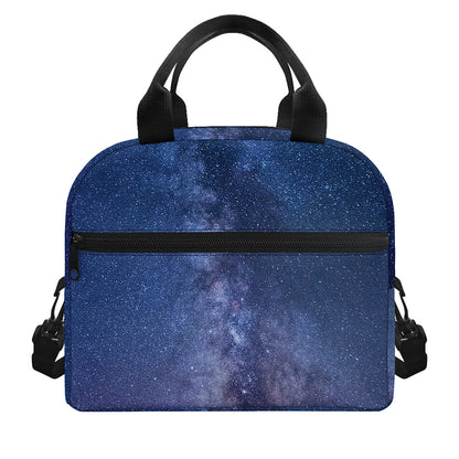 Stars Night Milky Way Print Insulated Lunch Bag