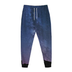 Stars Night Milky Way Print Jogger Pants