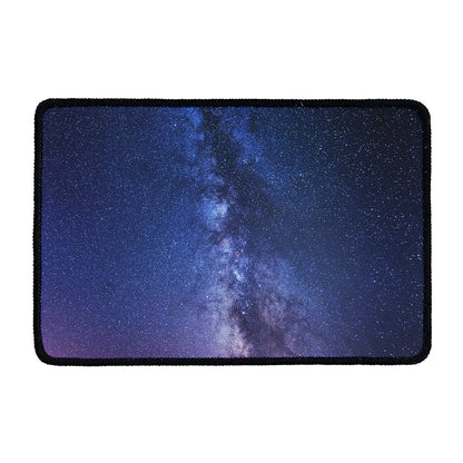 Stars Night Milky Way Print Kitchen Mat