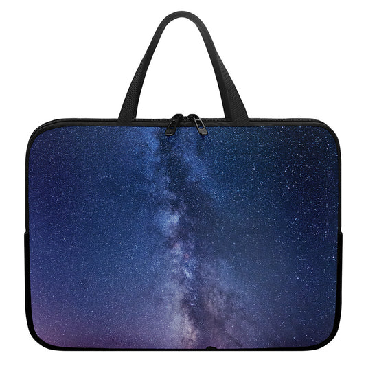 Stars Night Milky Way Print Laptop Sleeve With Handle
