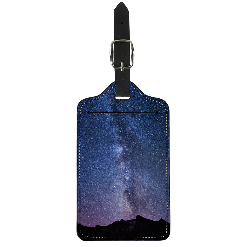 Stars Night Milky Way Print Luggage Tag